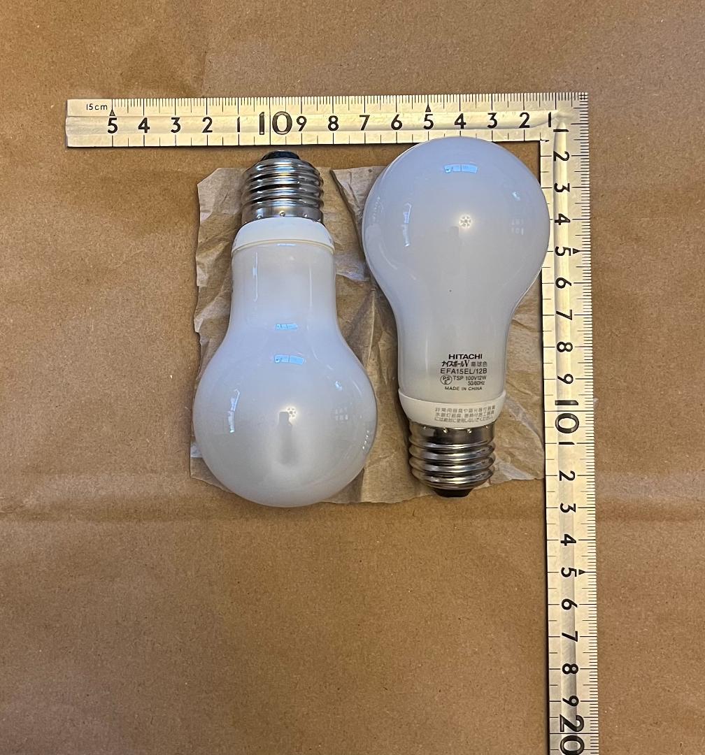 68個セット 電球形蛍光ランプ〈ナイスボールV〉(EFA15EL/12B) - メルカリ