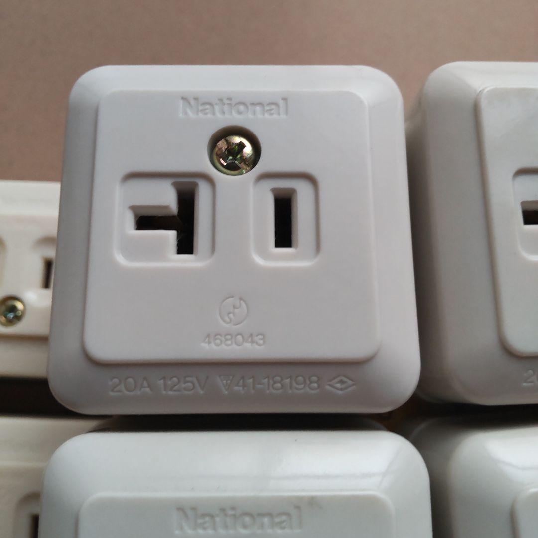 National 角型コンセントスイッチ セット - メルカリ
