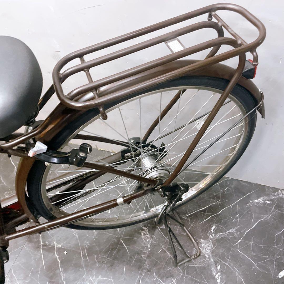 【983】《限定》一般車 ママチャリ ブリヂストン ブラウン 内装変速付き