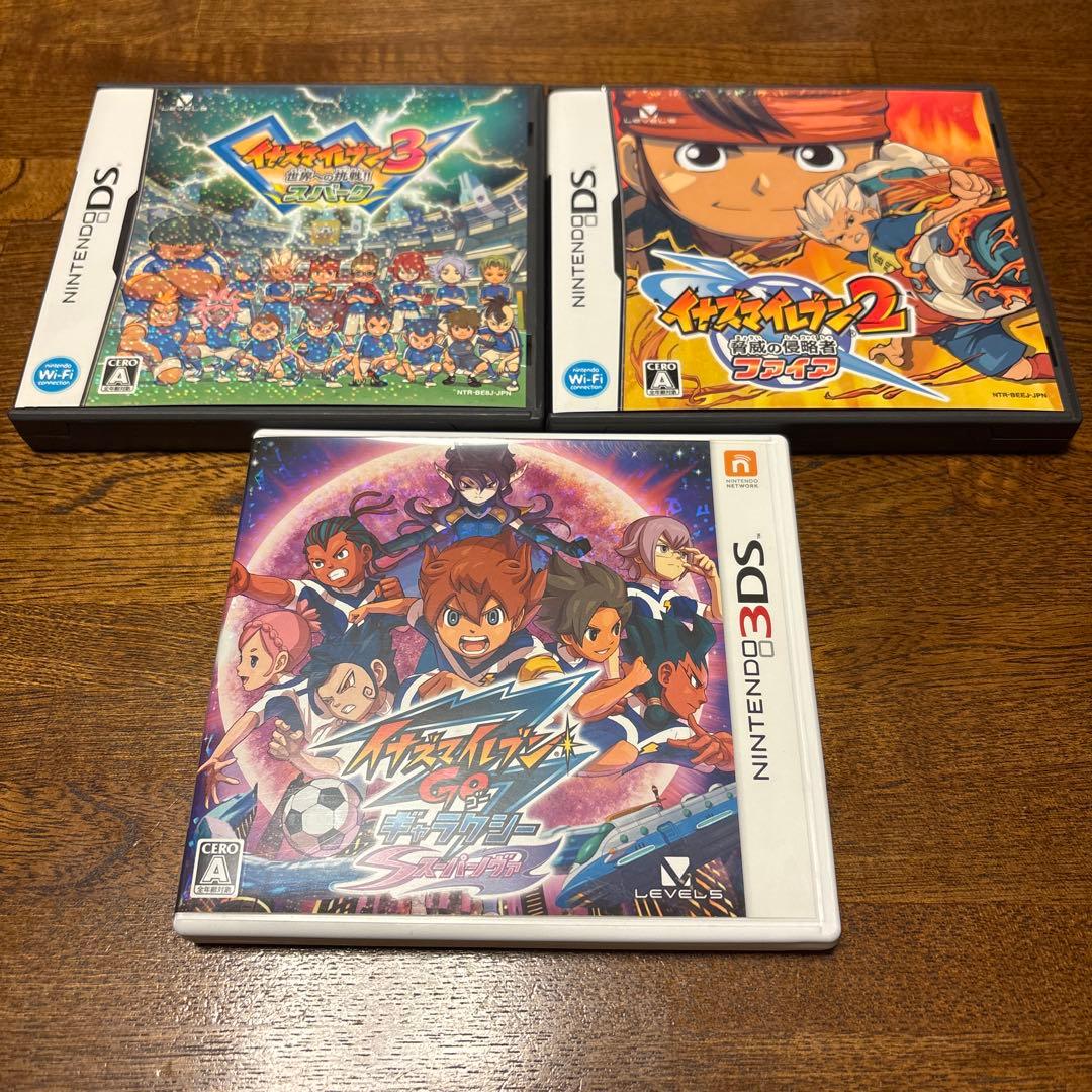 イナズマイレブンシリーズ 3作品セットパッケージのみ※ソフト無しです