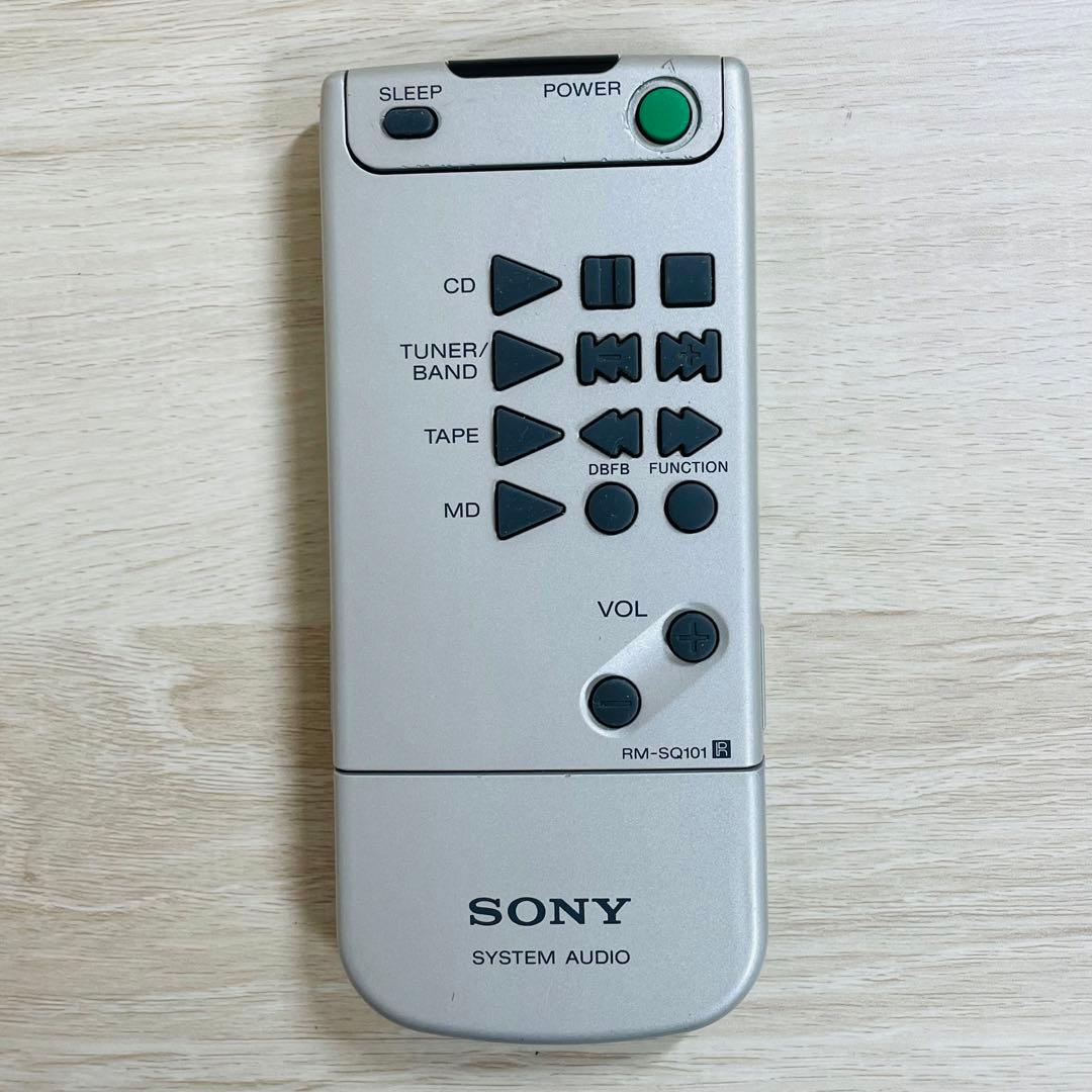 SONY オーディオシステム リモコン RM-SQ101 ソニー 純正 動作品