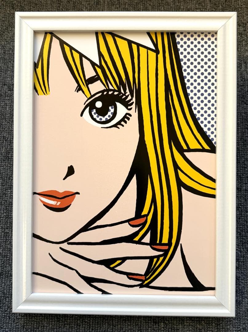 江口寿史『ストップひばりくん 銀杏BOYZ』B5サイズ 額入り 印刷物 額装