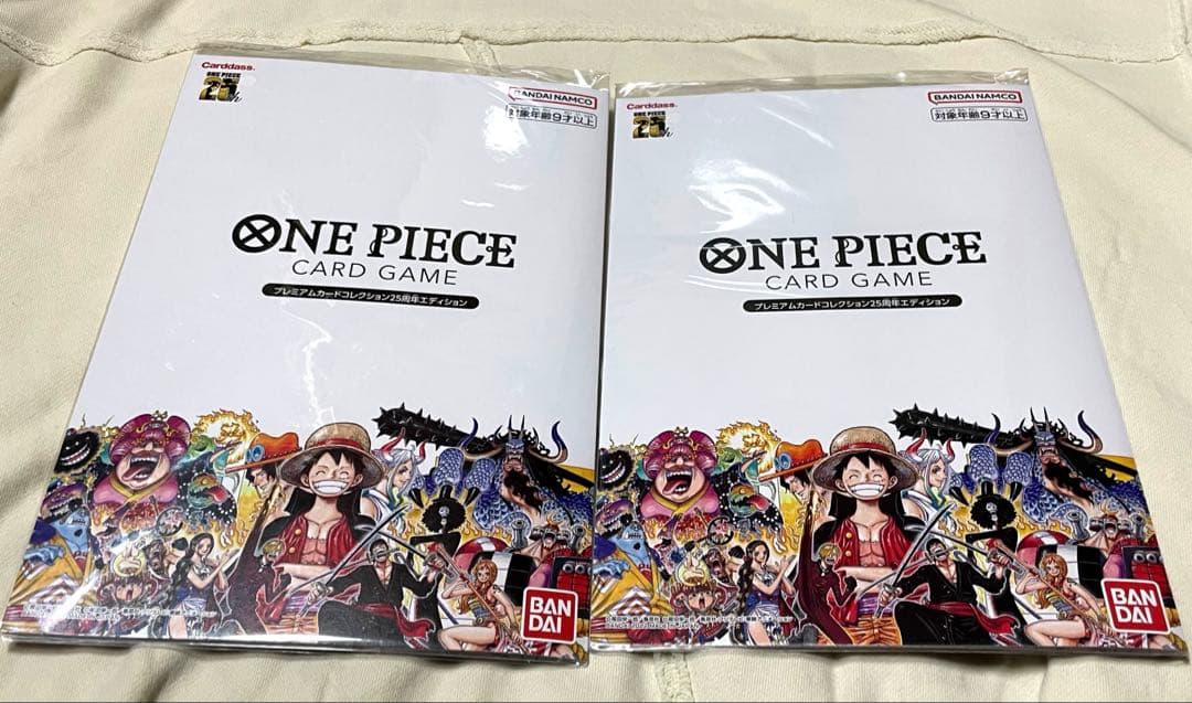 未開封 ワンピースカード プレミアムカードコレクション 25周年 2セット プレミアムカードコレクション-25周年エディション-【未開封BOX】{-}