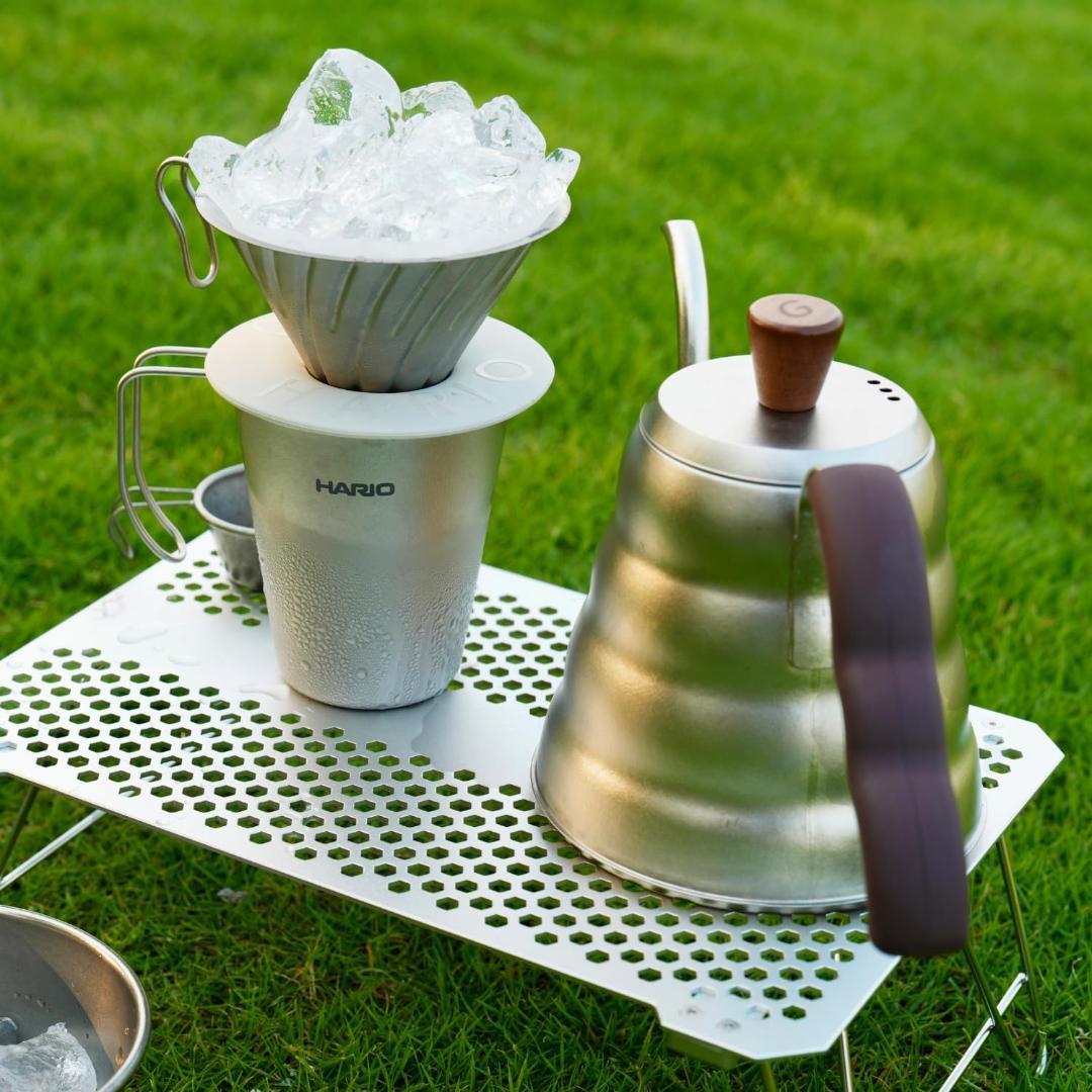 HARIO V60 チタンドリッパー 1~4杯用 + チタンマグ350mlセット - メルカリ