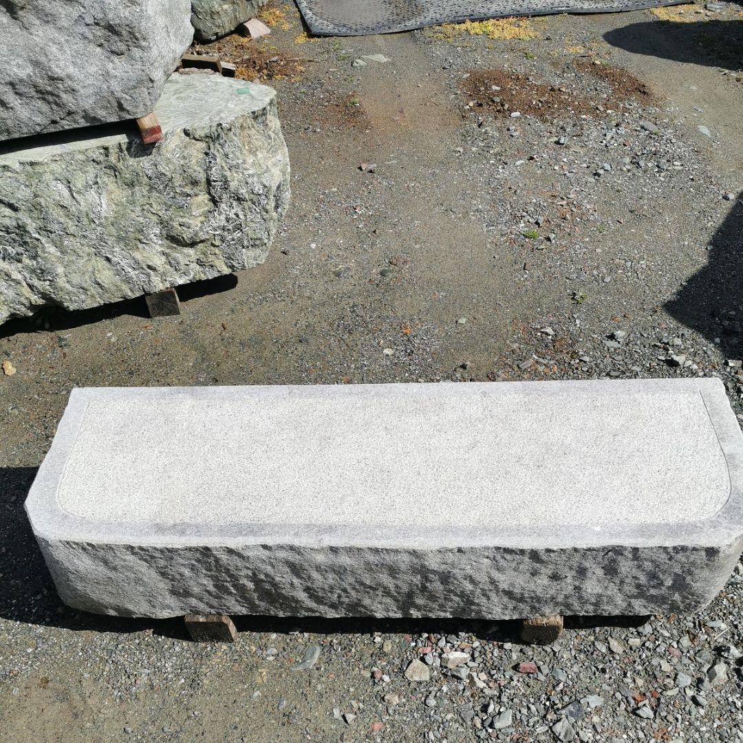 御影石 沓脱石 615キロ 台石 庭石 鑑賞石 石 庭 ガーデニング 置物