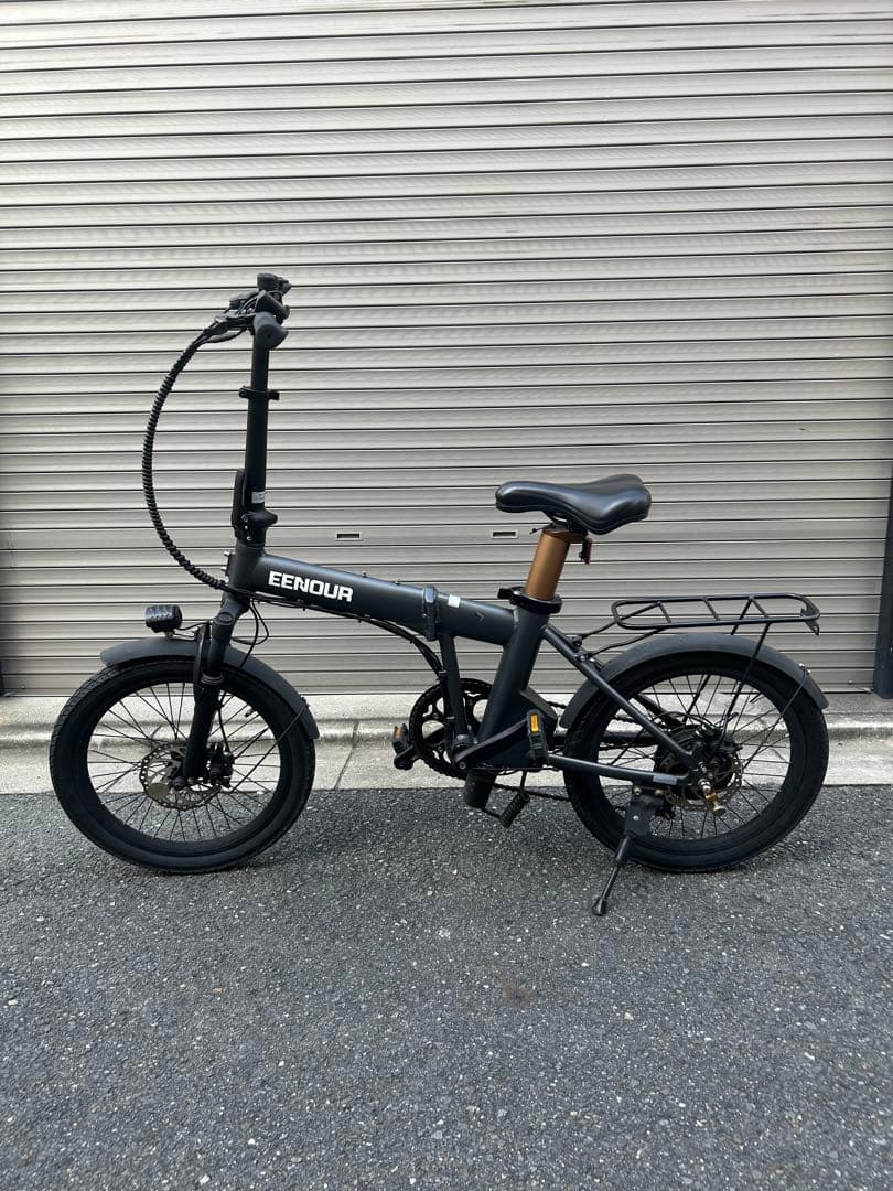 値下げ人気EENOUR C4電動アシスト自転車 折りたたみ JK 女子高生 大阪