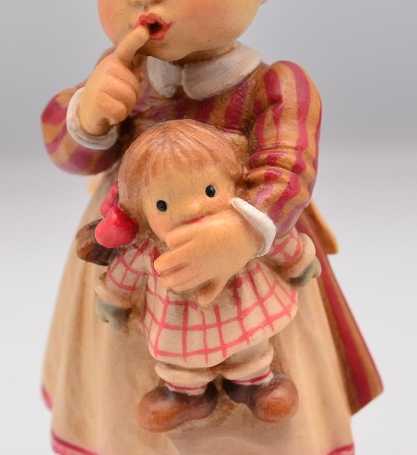 決して言わない　アンリ　ANRI　サラケイ　木彫り人形　イタリア　12.5ｃｍ