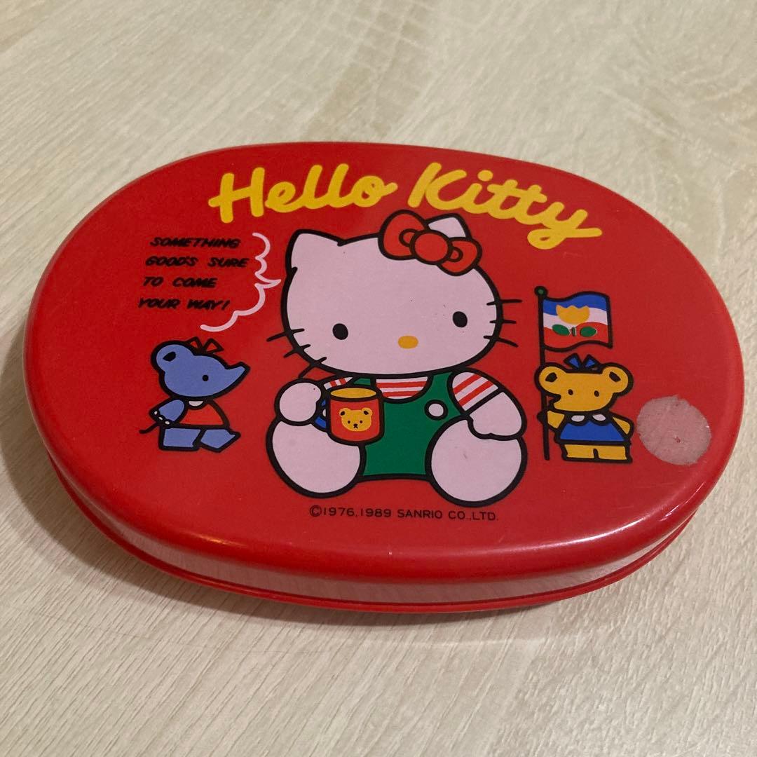 希少レア ハローキティ 子ども 弁当箱 昭和レトロ 70年代 サンリオ
