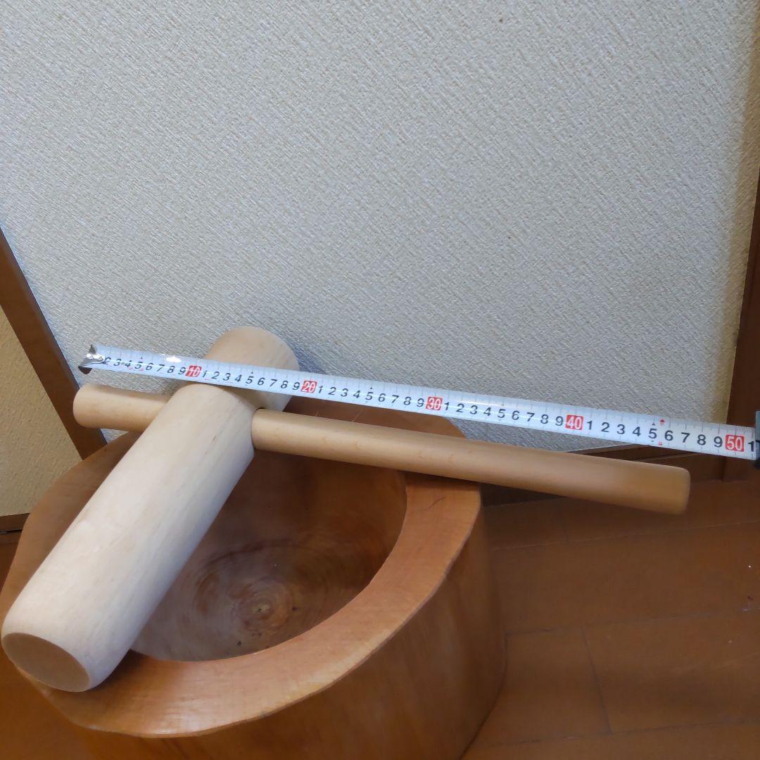 あらぽん様専用 ミニうす 臼と杵 原木くり抜きタイプ