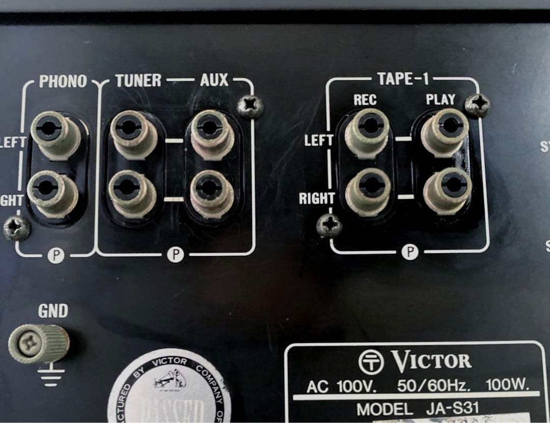 Victor プリメインアンプ JA-S31 動作良好 ビクター - メルカリ