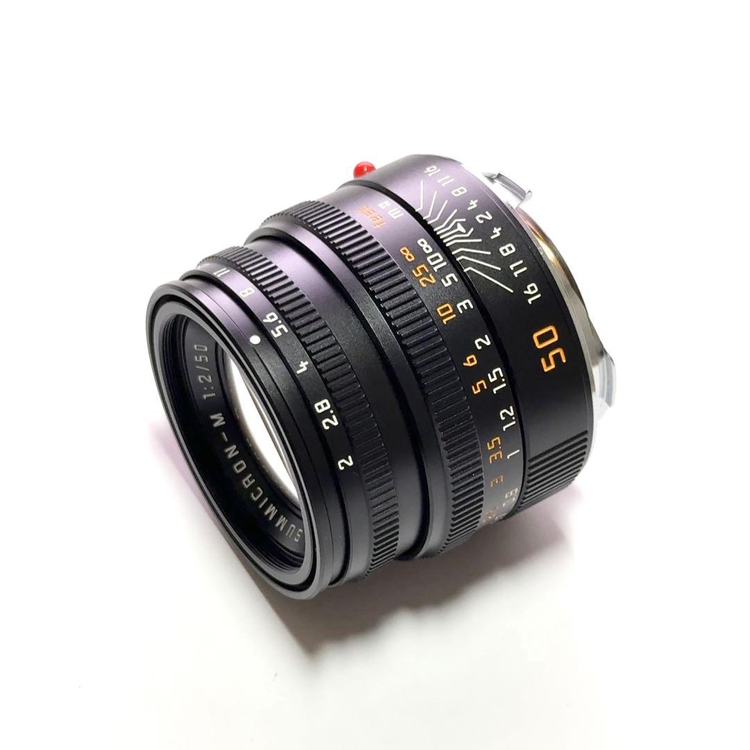 【美品】ライカ｜ズミクロン50mm F2（4th）フード組込《ブラッククローム》