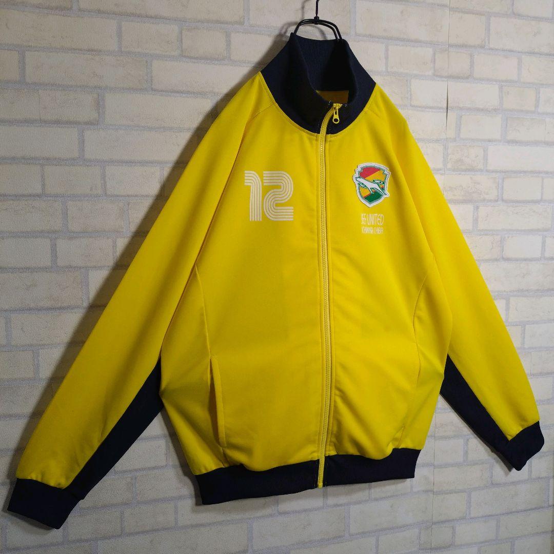 祝 J1昇格☆00s ジェフ千葉 ワッペン刺繍 トラックジャケット 黄 L