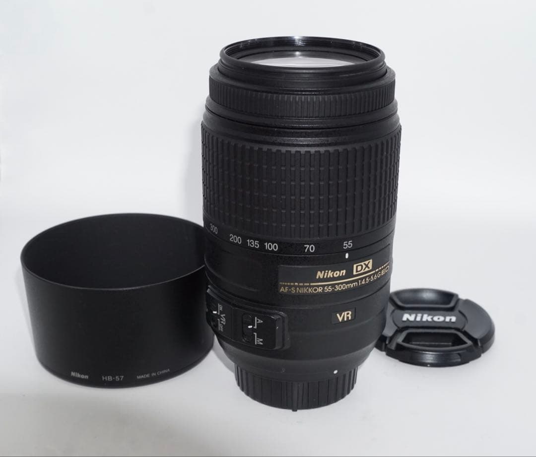 レンズ(ズーム) Nikon 55-300mm f4-5.6 G ED Amazon | Nikon 望遠ズームレンズ AF-S DX NIKKOR 55-300mm f/4.5-5.6G