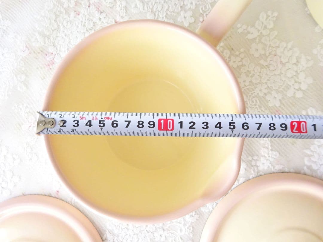 イマン ダイアナローズ 蓋付き片手鍋大小2個セット マニーローズ