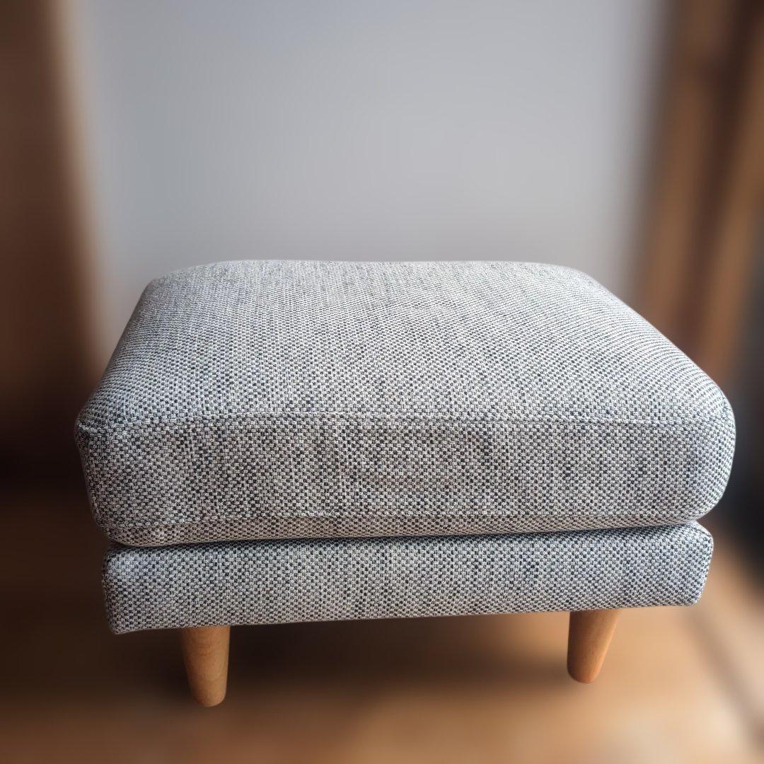 【極美品】unico BOERUM ボアラム オットマン スツール グレー 1_000000010441.jpg?1710383282
