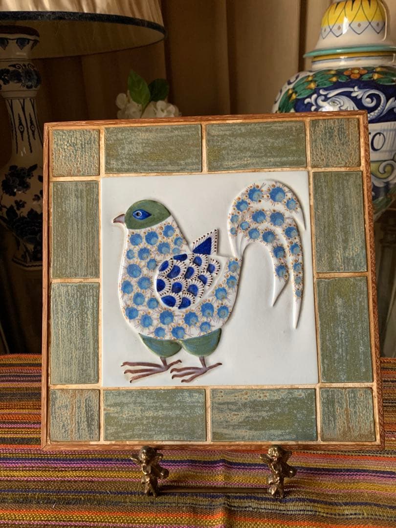 ロイヤルコペンハーゲン 特価ビンテージ鳥柄壁掛けプレート！鳥可愛い