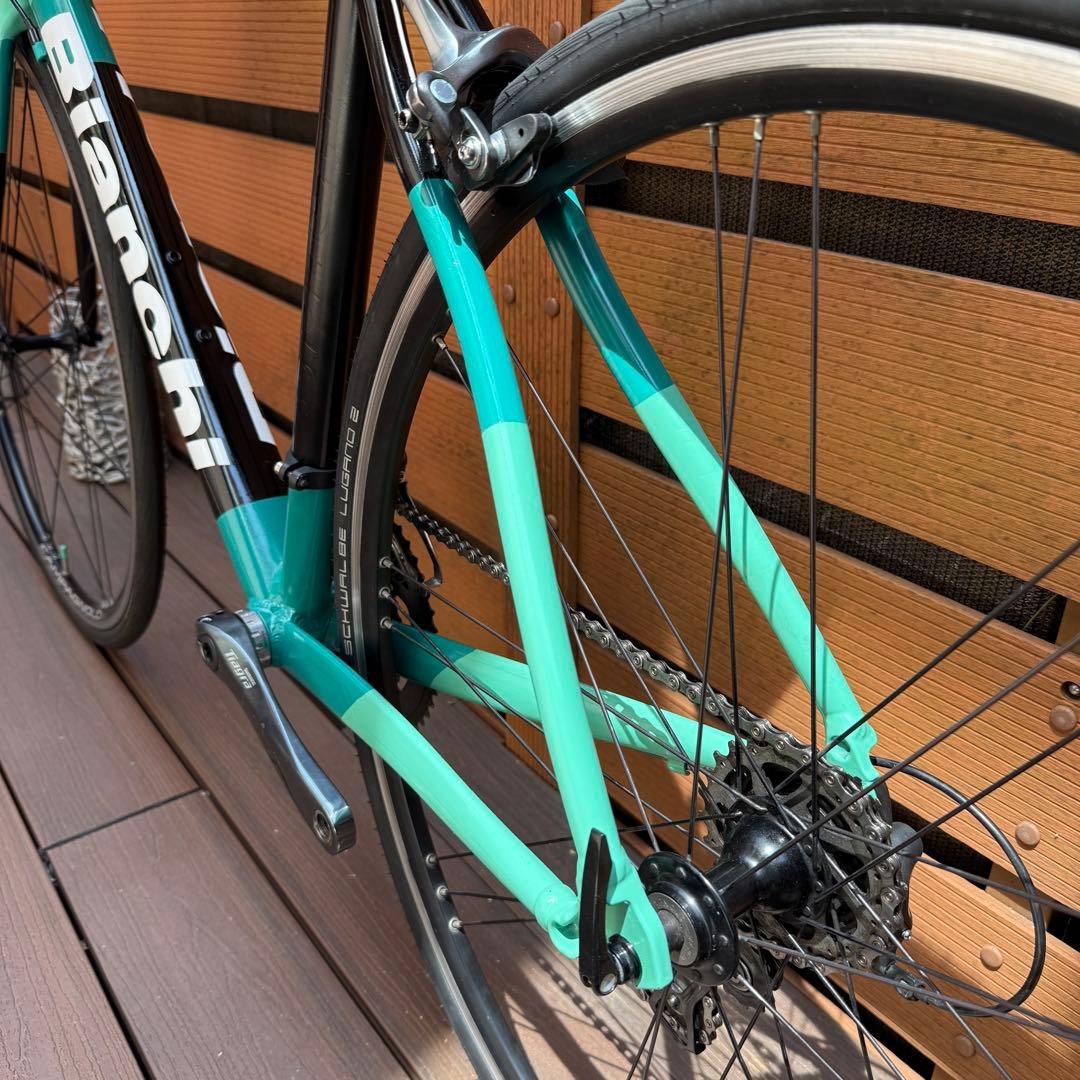 ビアンキ VIANIRONE 7 Tiagra10速SIZE53 カンパニョーロ - メルカリ