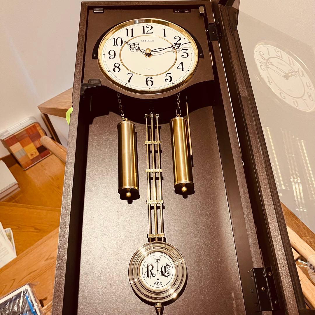 CITIZEN 振り子時計 ストロークN 報時付き 4MJ807-N06 - メルカリ