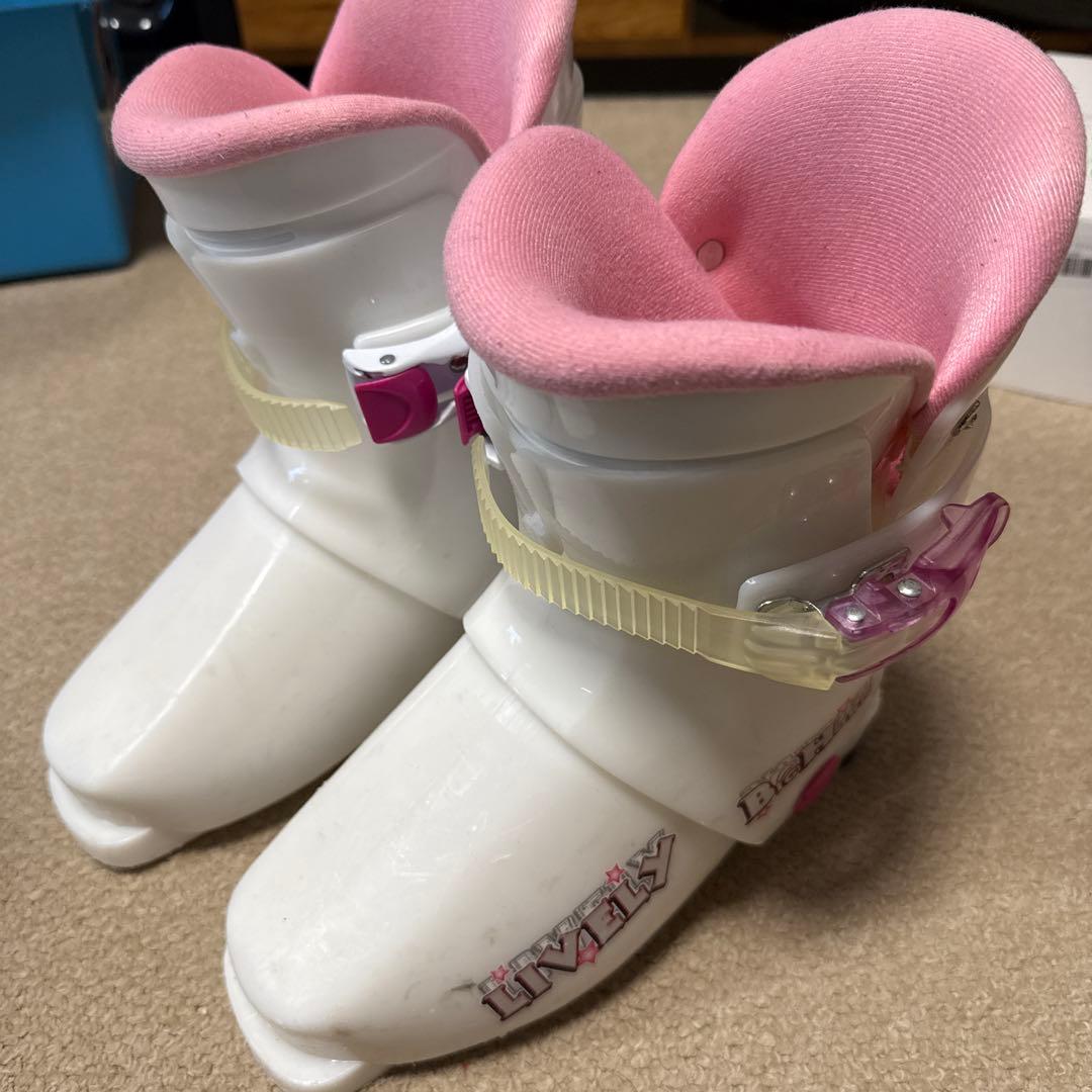 子ども用スキーブーツ ホワイト/ピンク Made in JAPAN 22.0cm - メルカリ