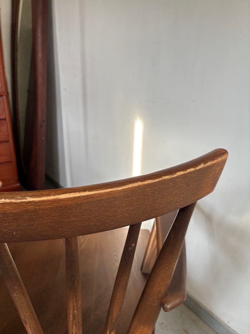 ナガノインテリア ダイニングチェア SKC069ー0WB 回転式 1 - メルカリ