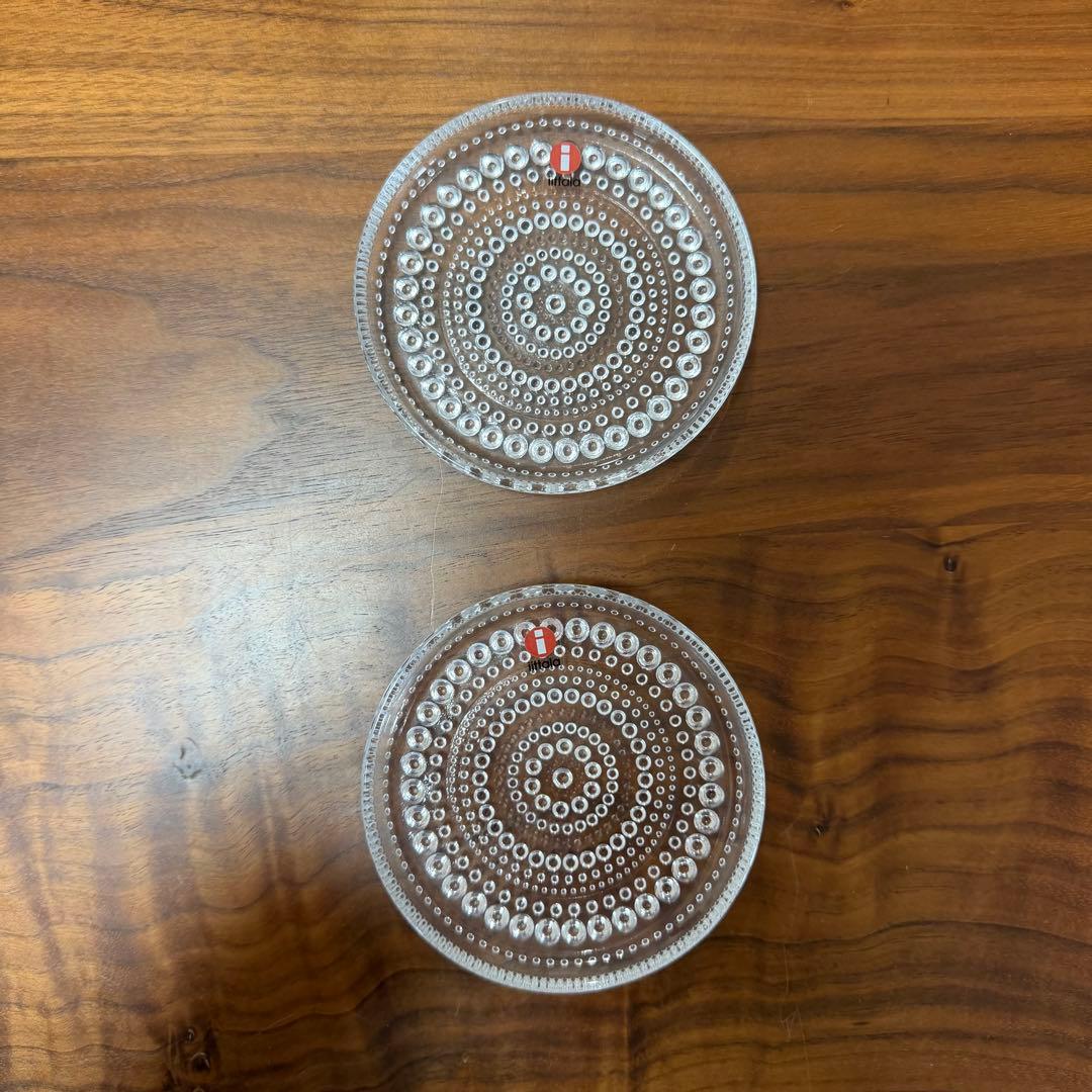 イッタラ カステヘルミ プレート クリア 10cm 2枚セット - メルカリ