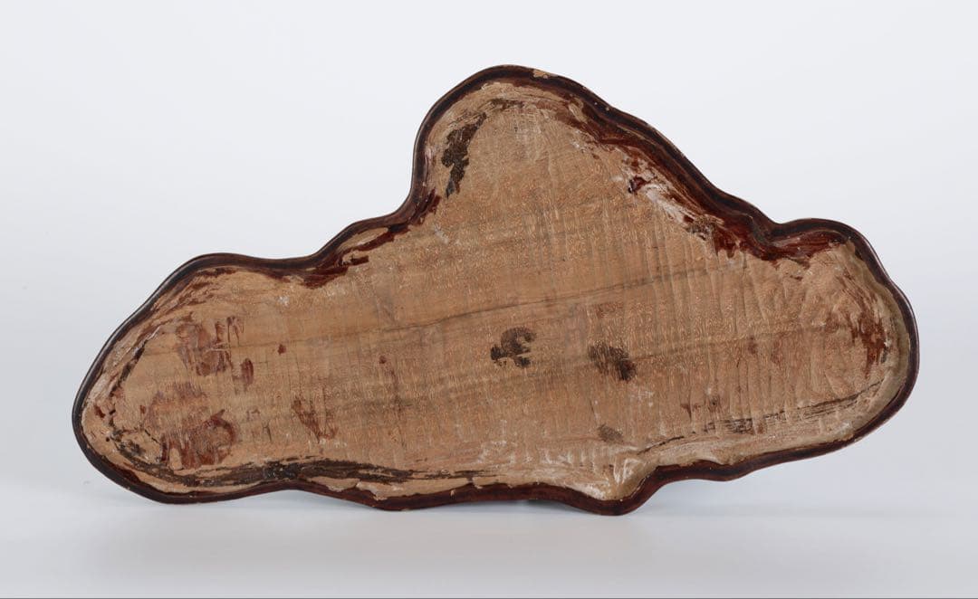 山景石 連山 遠山景 観賞石 5.1kg 台座付 水石 自然石 盆景 盆石 飾石