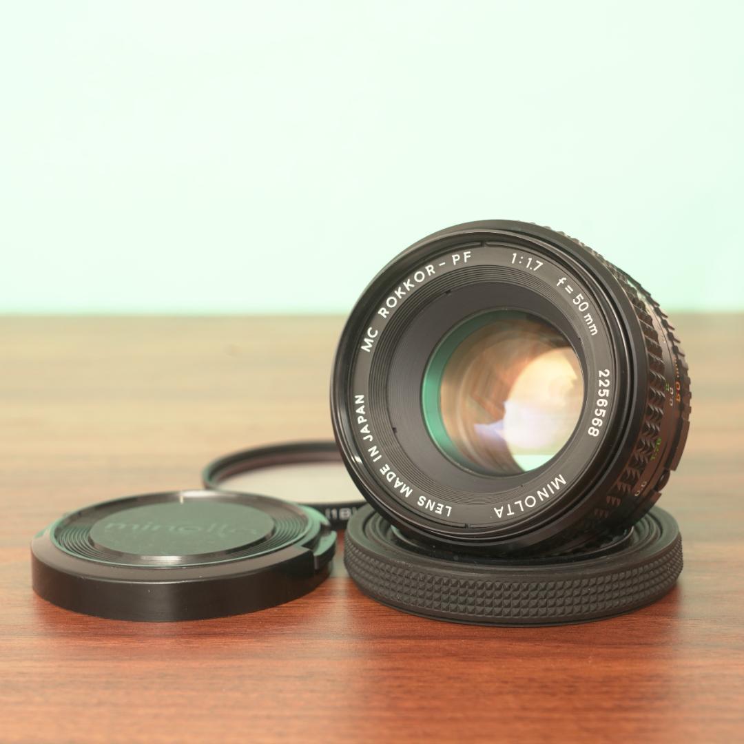 ミノルタ MC ROKKOR-PF 50mm f1.7 オールドレンズ 68 MINOLTA MC ROKKOR-PF 50mm F1.7を徹底解説。作例から中古相場まで