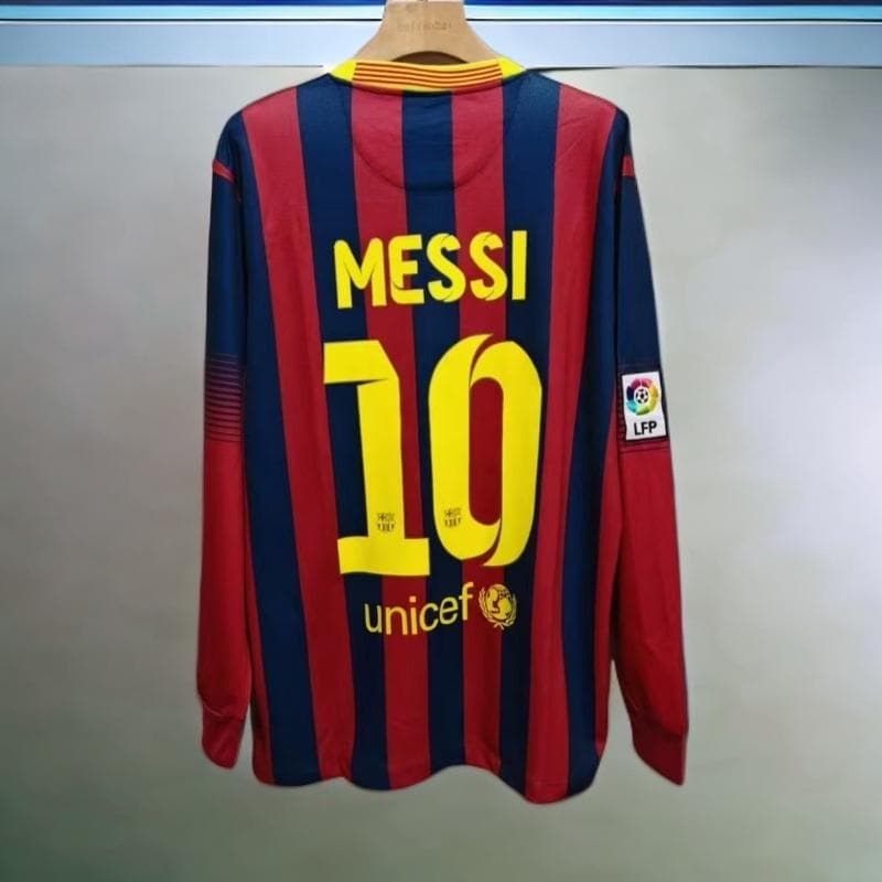 13-14 バルセロナ MESSI 10番 長袖 シャツ FCバルセロナ（H）13/14 長袖 メッシ＃10