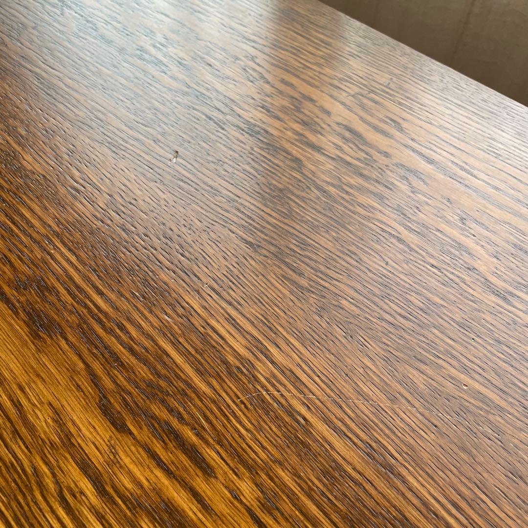 美品】葉山ガーデン 葉山家具 クラシック ナラ材 一枚板 学習机 デスク