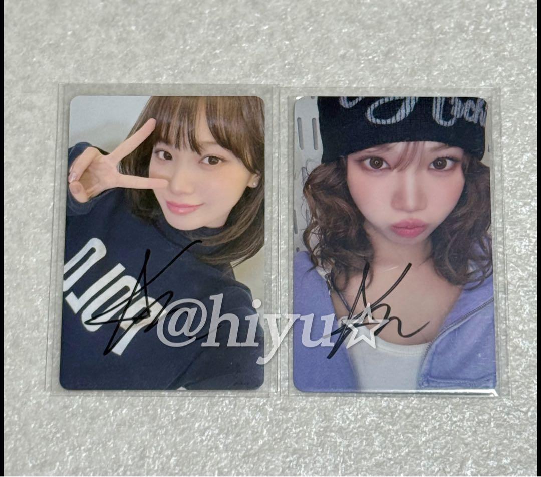 LE SSERAFIM SPAGHETTI 直筆サイン チェウォン 2種 - メルカリ