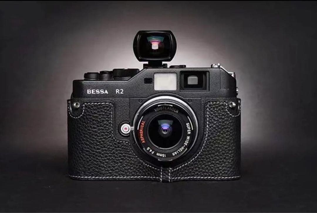 新品 本革カメラケース Voigtlander Bessa R2/35RF用 - メルカリ