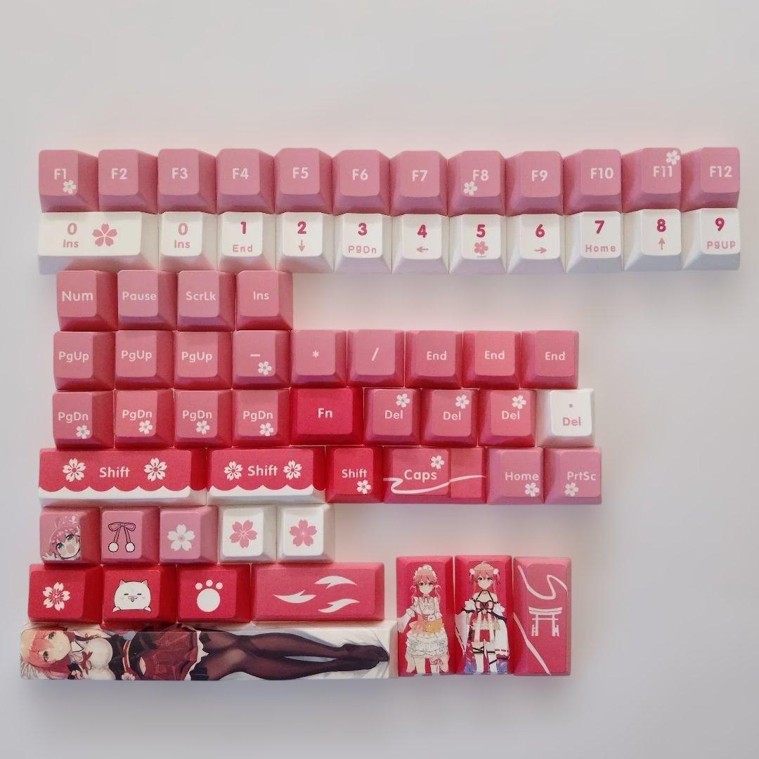 hololive ホロライブ Vtuber さくらみこ キーキャップ キーボード