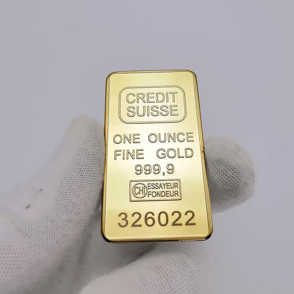 5枚 インゴット【レプリカ】GOLD 雑貨 インテリア 金運アップ - メルカリ