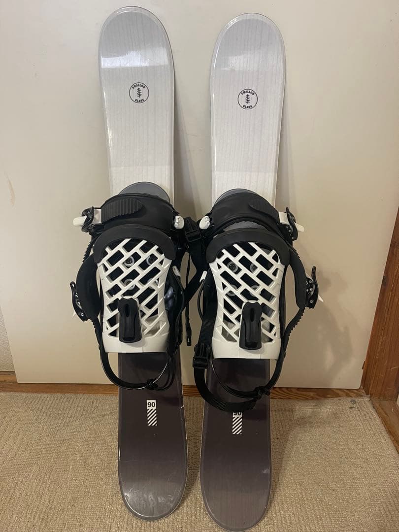 きいちゃんスワロー 90cm ショートスキーZUMAビンディング セット スワロー 90cm スキーボード ファンスキー TXT90 ＋ZMスノーボード