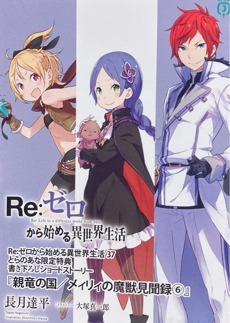 特典37巻】リゼロ SS入り16P小冊子 ／ Re:ゼロから始める異世界生活