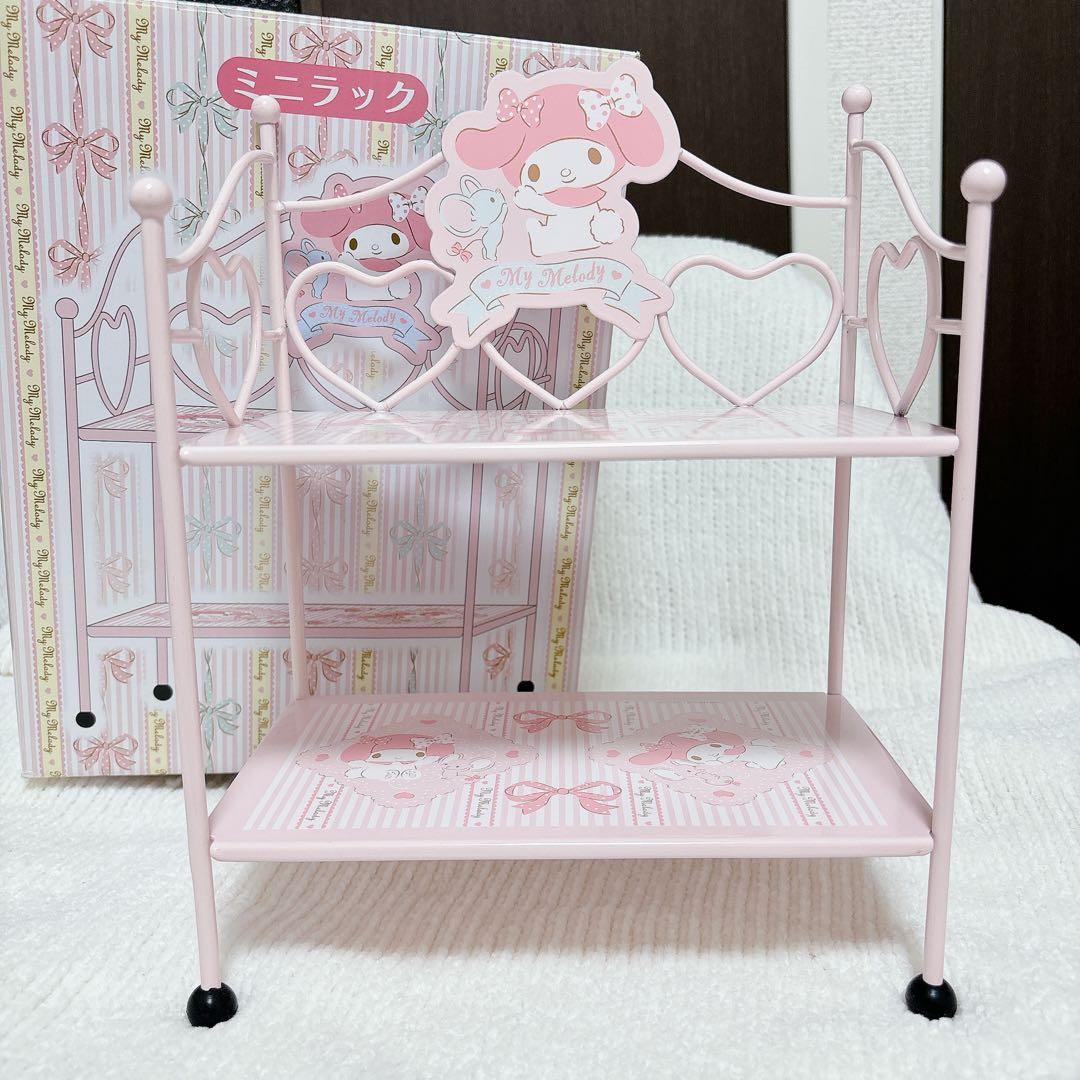激レア】マイメロディ ミニラック ワイヤーラック 棚 飾り棚 - メルカリ