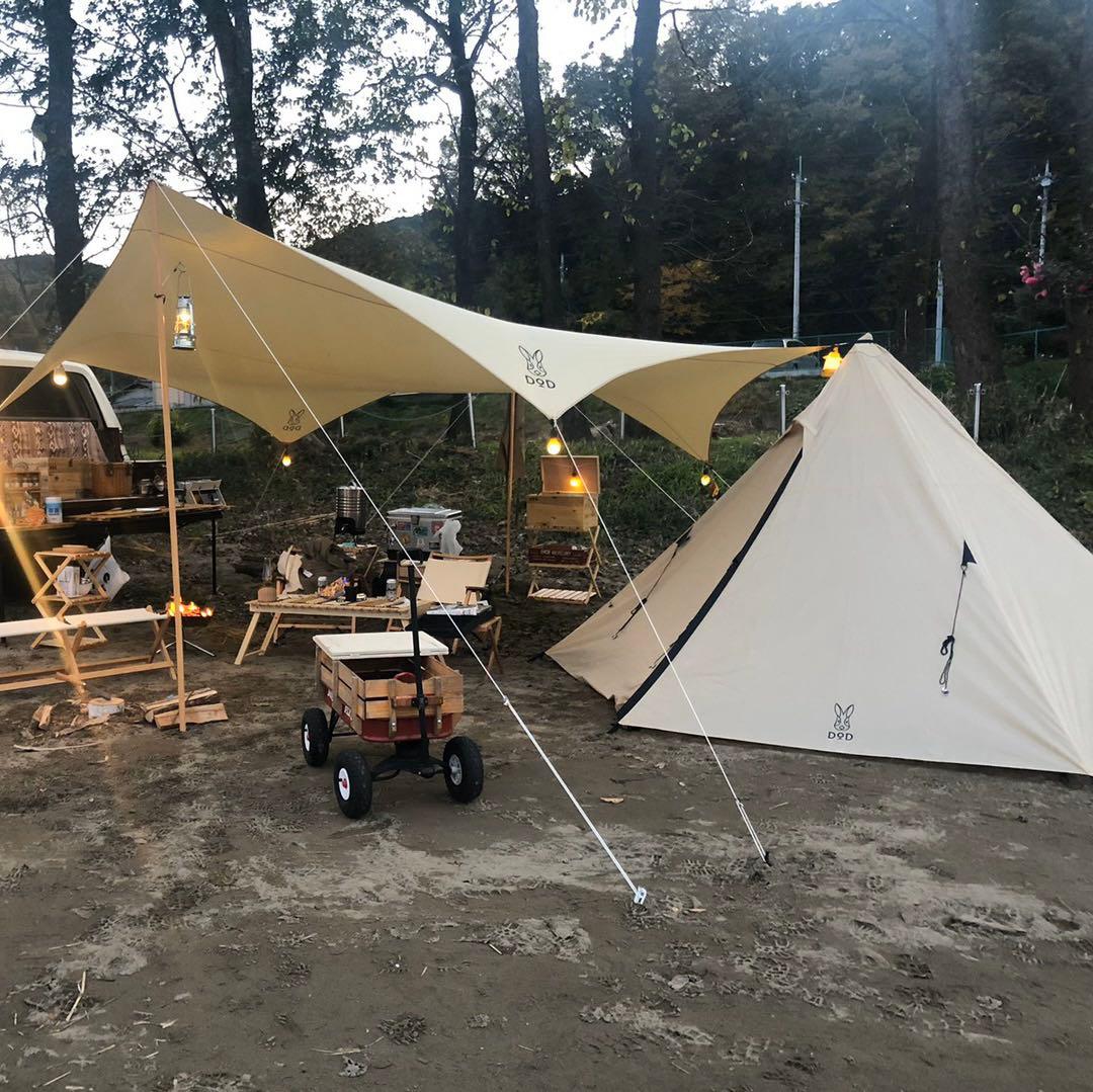 DOD タープ　テント　ポール　グランドシート　フタマタノキワミ　セット DOD タープ テント ポール グランドシート フタマタノキワミ セット