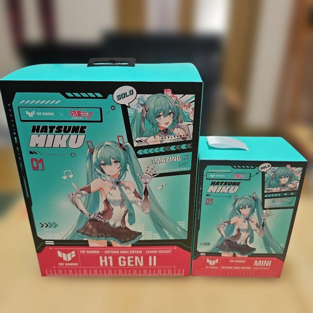 初音ミク　ヘッドフォン&マウス　セット TUF Gaming × 初音ミク ゲーミングデバイスのコラボレーションモデル4
