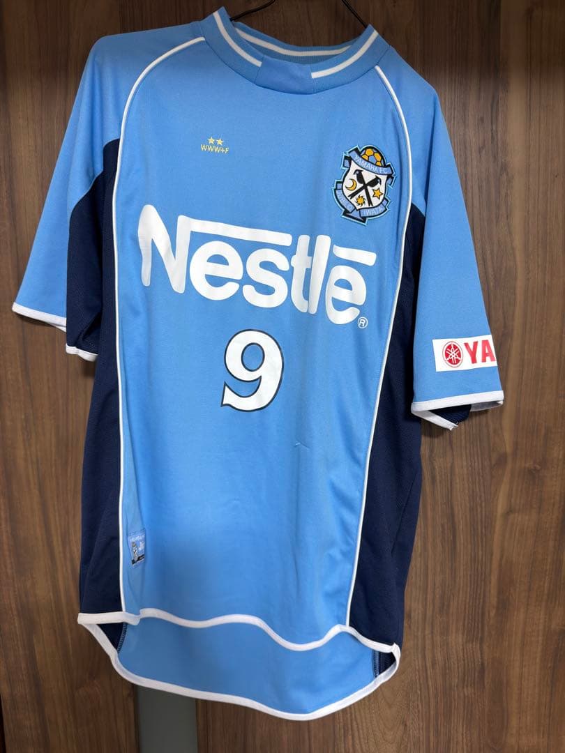 ジュビロ磐田 2002年シーズンユニフォーム復刻モデルシャツ 中山雅史