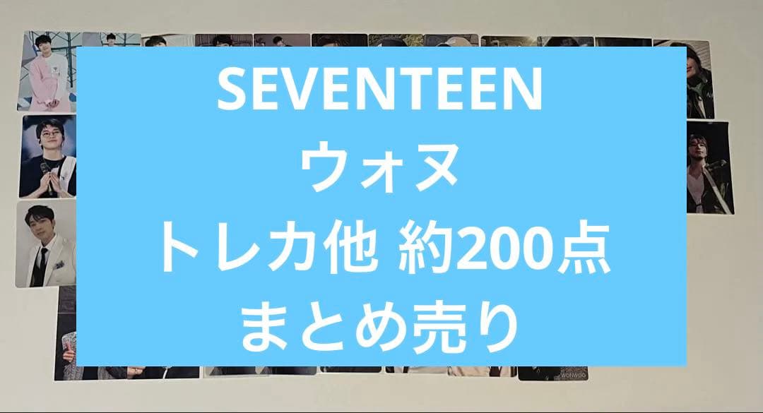 SEVENTEEN 【ウォヌ】 トレカ他 約200点 まとめ売り コンプ多数 - メルカリ