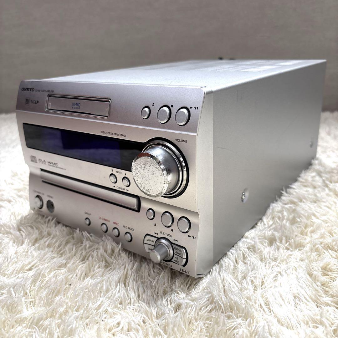 メンテ/清掃済み】 ONKYO FR-N7 コンポ CD MD スピーカー付