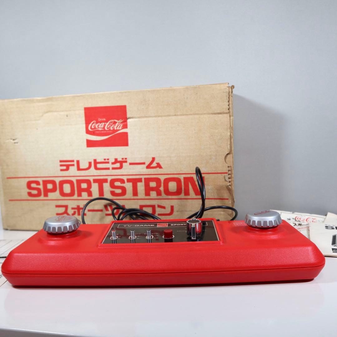 動作OK】1977年 コカコーラ SPORTSTRON レトロTV ゲーム - メルカリ