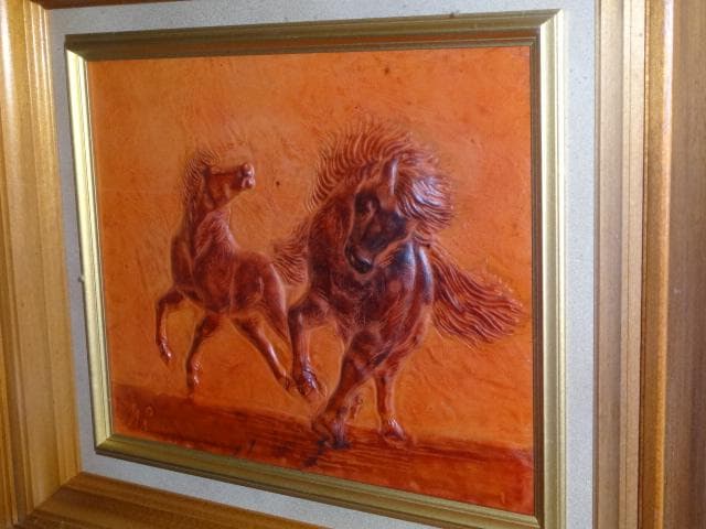 皮革工芸 レザーアート作品 (石丸雅通作) - メルカリ