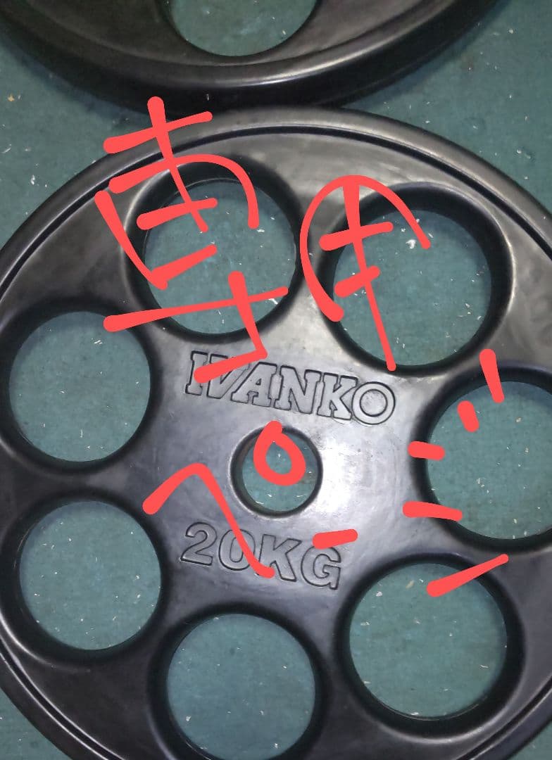 IVANKO 20kgプレート 1枚② 20kg IVANKO イヴァンコ スタンダードペイントプレート IBPNEZ-20 日本