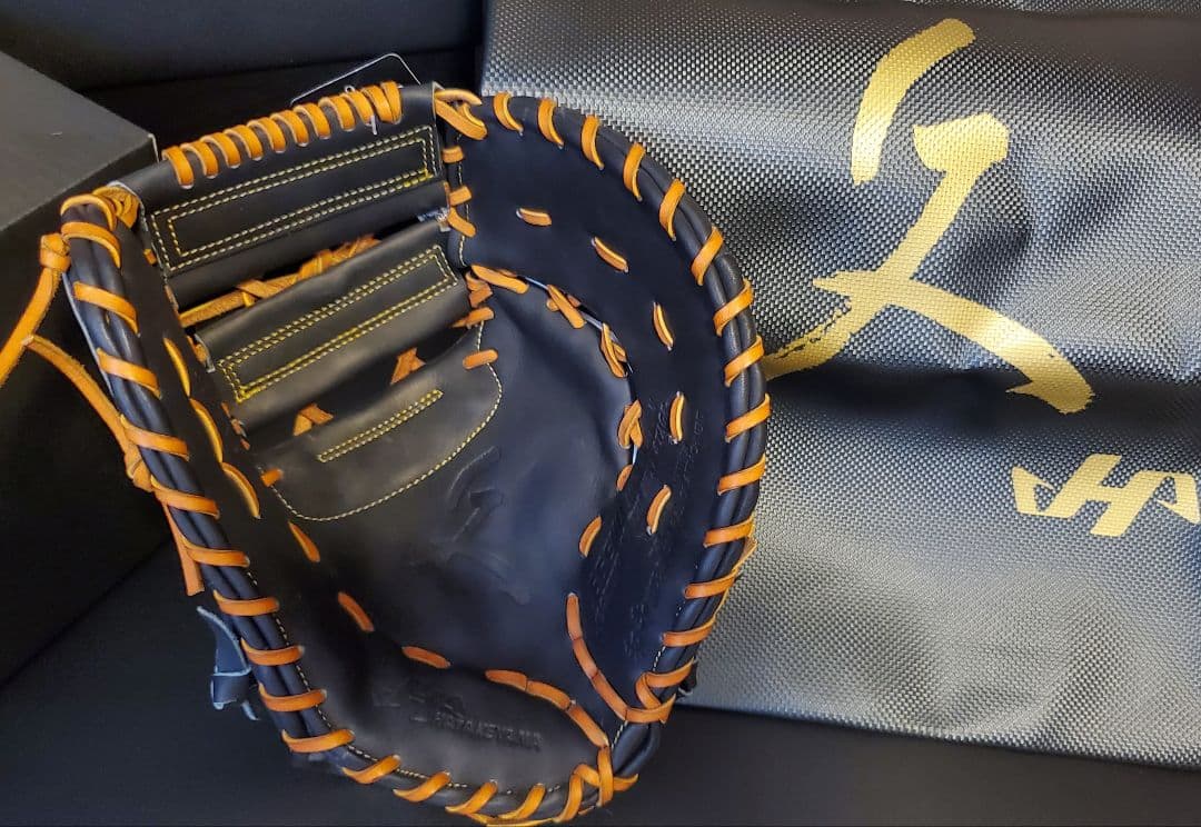 日本製新品◇ハタケヤマ硬式「久」希少モデル◇最上級『極』和牛革 8万