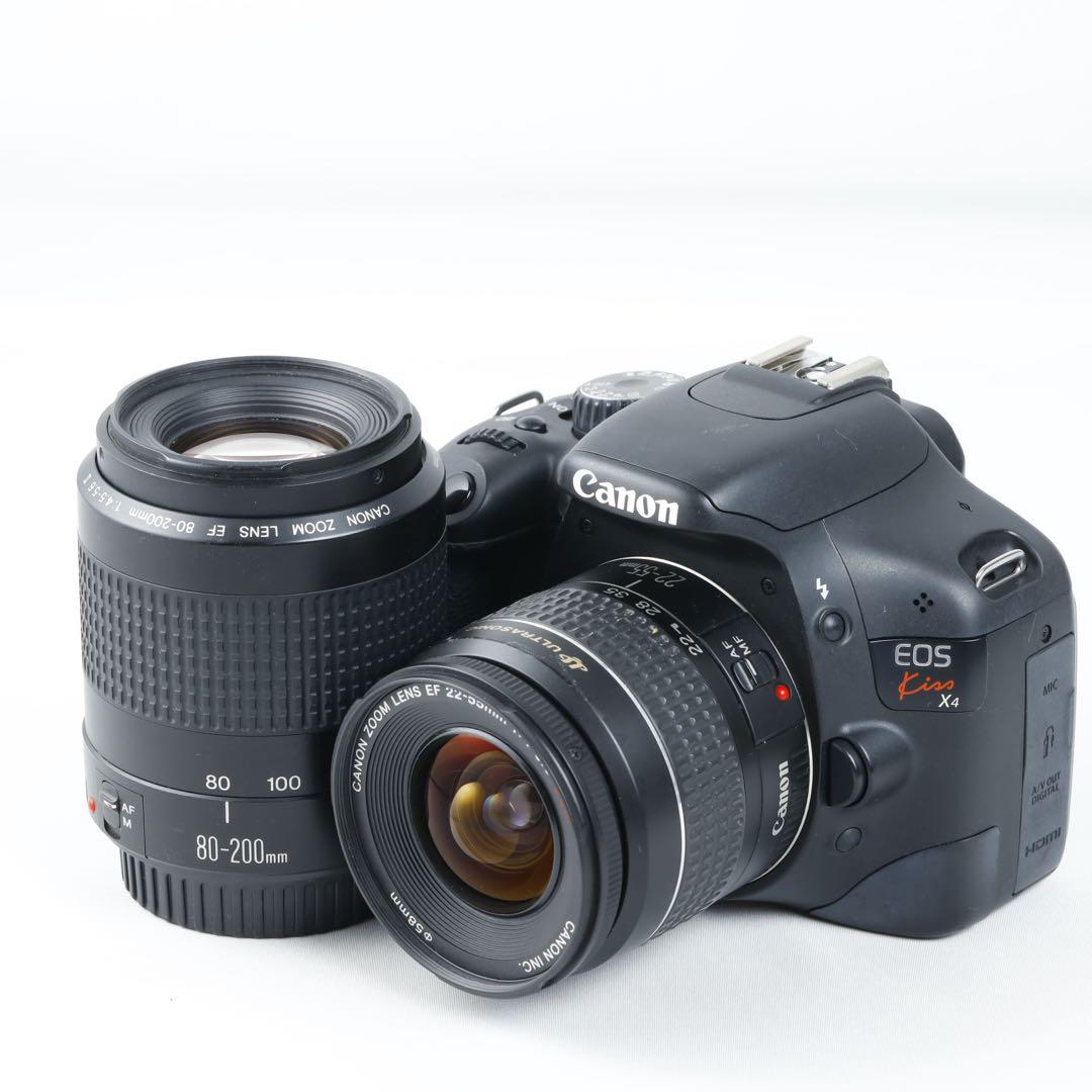 初心者オススメデジタル一眼レフ☆Canon kiss x4☆スマホ転送 - メルカリ