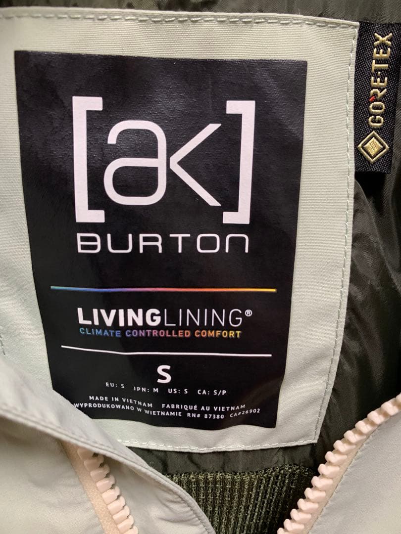 BURTON AK Anorak Gore-Tex ジャケット ライトグリン - メルカリ