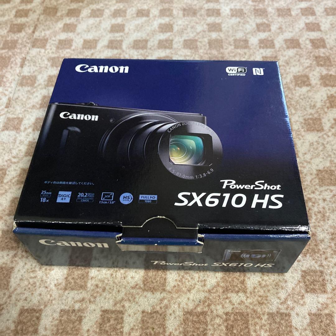 【付属品完備】Canon Power Shot SX610 HS Amazon.com : Canon PowerShot SX610 HS - Wi-Fi Enabled (Black