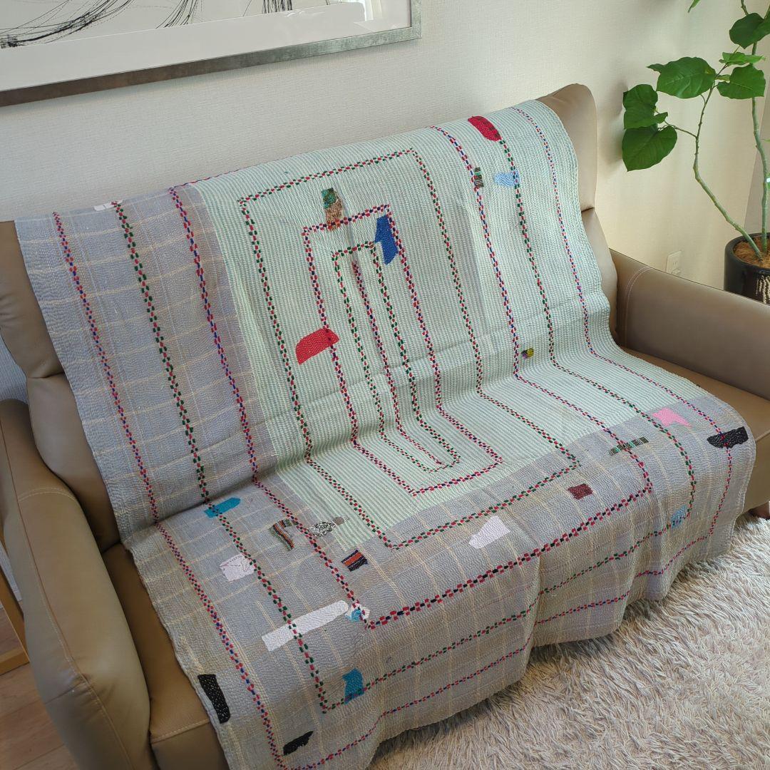 ビンテージカンタキルト ラリーキルト エスニックインテリア ソファ