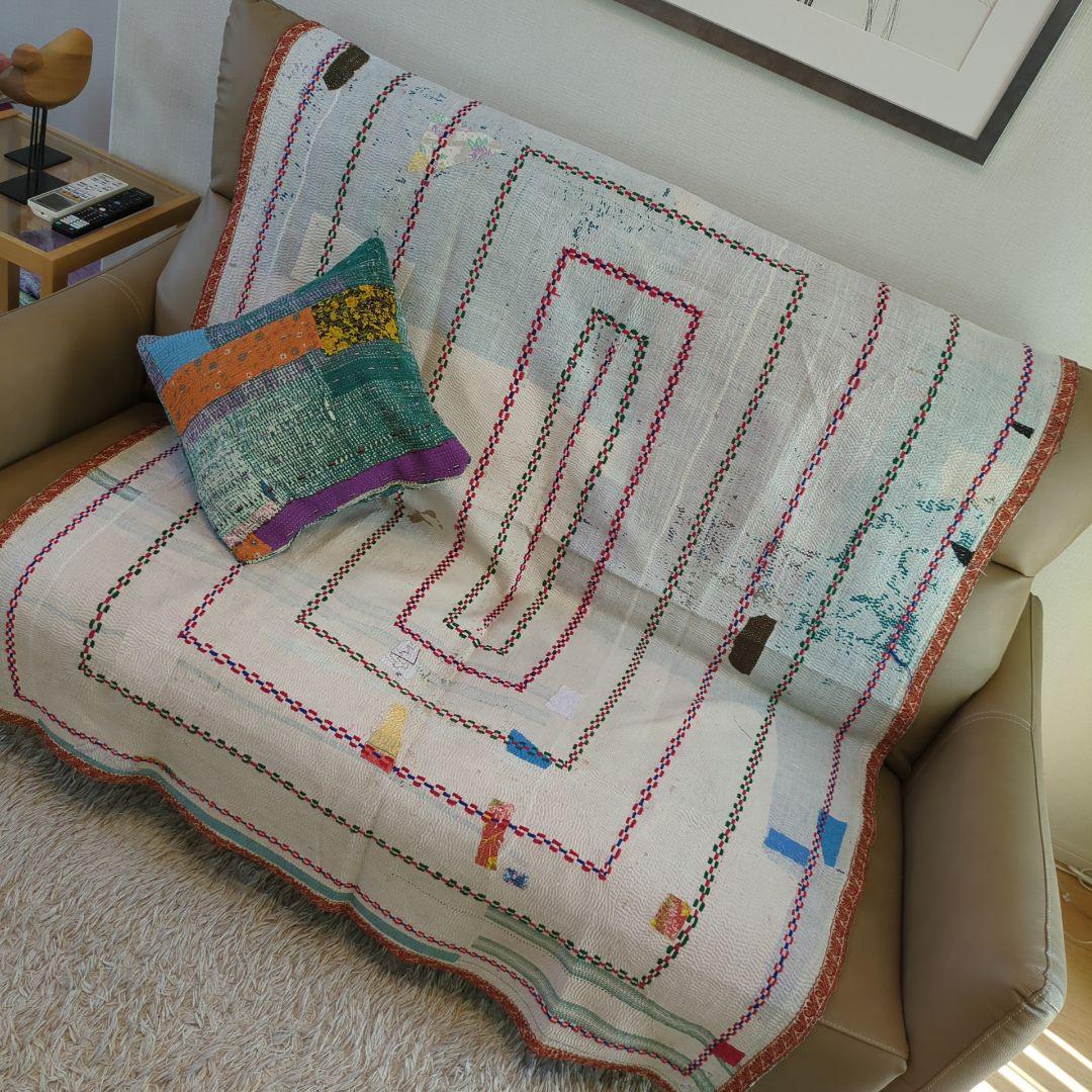 ビンテージカンタキルト ラリーキルト エスニックインテリア ソファ